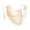 Beige, variant on 1PC 100% Mulberry Silk UV Protection Face Mask - Pink Adjustable Breathable Sun Shield for Summer