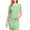 Green, variant on gakvbuo Maternity Dress For Photoshoot Womens Short Sleeve Breast-Feeding Maternity Nursing Dress Bodycon Pregnancy Scoop Neck Ruched Midi Fitted Dresses For Women 2391