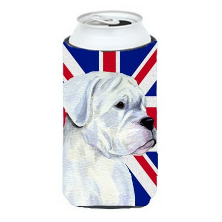 

Carolines Treasures SS4951TBC Boxer with English Union Jack British Flag Tall Boy Hugger Tall Boy multicolor