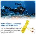 thumbnail image 3 of Greeniant Natación Buceo Anti-pérdida Cuerdas Hebilla de liberación rápida Poliéster Montañismo Escalada en roca Cordón de seguridad con mosquetón Deportes acuáticos Amarillo Greeniant OD020981-06, 3 of 6