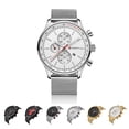 thumbnail image 4 of Temporizador 2016 Marca Mens de lujo ocasional del cuarzo del reloj de agua diario 30M resistente al hombre del reloj del negocio W / Calendario Reloj para hombre 1 1, 4 of 5