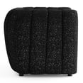 thumbnail image 3 of Furniture of America Totulem Boucle Fabric Channel Tufted Arm Chair in Black, 3 of 14