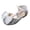 Silver, variant on Otqutp Soft Sole Flower Girls Dance Shoes Fashion Spring and Summer Girls' Sandals Dress Performance Dance Shoes Mesh Rhinestone Pearl Buckle Dress Shoes