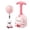 Pink A1, variant on Animal Air Powered Balloon Car Toy, Air Powered Balloon Car Launcher Set, Easy Manual Balloon Pump, Basic Physics Learning, Party Favors for Kids Ages 3+ Yellow