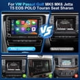thumbnail image 2 of Radio de coche Leadfan para Volkswagen VW Passat Jetta Bettle Caddy Tiguan Touran Sharan para SEAT S, 2 of 7