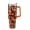 red brown orange, variant on 40 oz Thanksgiving Tumbler with Handle and Straw, Stainless Steel Insulated Fall Turkey Tumbler 40 oz, Reusable Cup with Leak Proof Lid, Thanksgiving Gifts for Women (red brown orange)