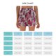 thumbnail image 5 of Pantalones cortos florales de pierna ancha, cintura elástica, pantalones cortos de verano de poliéster holgados para fiesta en la playa en casa, 5 of 5
