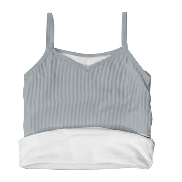Camiseta Sin Mangas Térmica, Correa De Espagueti Camiseta Térmica Multifuncional Engrosada Protección Contra El Frío Agradable Para La Piel Simple Para Citas Para Otoño Frío