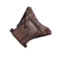 thumbnail image 4 of ZheElen Sac de Cuisse Sac de Taille Polyvalent Sangle de Taille Réglable Course Randonnée Voyage Pêche Événements Sac de Jambe Tombante Vélo Argent Marron Foncé 20x8x23cm, 4 of 6