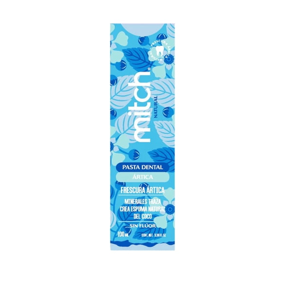 Pasta Dental Mitch Premium Frescura Ártica 100ml Sin Flúor MITCH Original