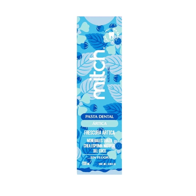 Pasta Dental Mitch Premium Frescura Ártica 100ml Sin Flúor MITCH Original