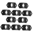 thumbnail image 4 of HEMOTON 20 Pcs Keyhole Speaker Brackets Speaker Hook Wall Speaker Mounts 5.6x3.1cm Black, 4 of 8