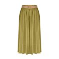 thumbnail image 1 of Jupes à Taille Élastique pour Femmes Jupe Décontractée Évasée Longueur Cheville en Polyester Longueur Régulière 1 Pce, 1 of 8