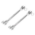 thumbnail image 4 of Grigging Jaw Turnbuckle, 2pcs M8 Thread Inox Rigging Turnbuckle Inox Jaw Turnbuckle Next-Gen Design, 4 of 8