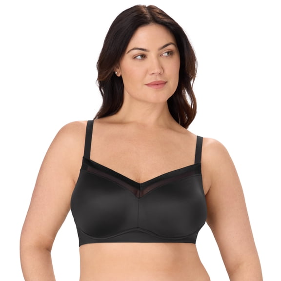 Bali Womens Bali Women’s Wireless Bra, Beautifully You Flawless Fit Bra for Women, Moisture-Wicking