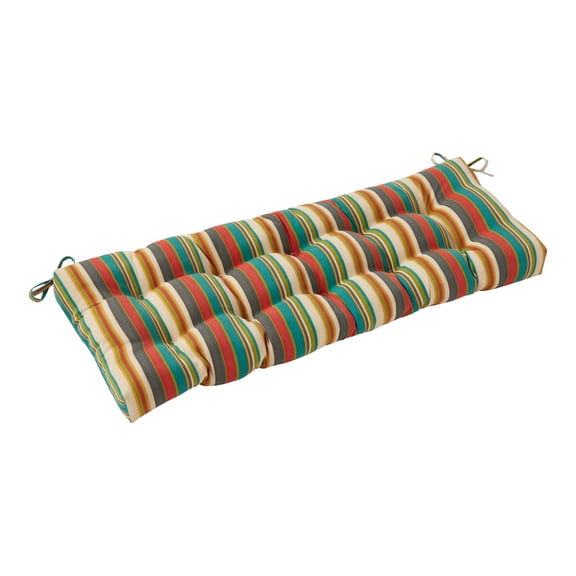 Greendale Home Fashions Sunset Stripe 44 x 17 in. Outdoor Bench Seat Cushion