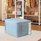 thumbnail image 3 of Bolsa de almacenamiento para colchas, bolsa de compresión, bolsa para clasificar colchas, bolsa de almacenamiento especial, organizador de ropa de cama, diseño portátil, 100 % algodón, para, 3 of 8