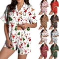 thumbnail image 4 of TGPMGRZ Women's Christmas Pajamas Set Long Sleeve Roomy Two-Piece for Winter Morning Coffee, 4 of 6
