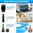 thumbnail image 4 of CHUANK 1 Set Car Vacuum Cleaner Handheld Cordless Electric Air Duster for Car Interior Computer Keyboard Lens Cleaning, 4 of 5