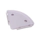 thumbnail image 2 of Estante de almacenamiento triangular para baño, esquinero multiusos, para colgar en el baño (blanco), 2 of 6