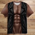 thumbnail image 6 of VeFlora Men's Oktoberfest Outfits, Short Sleeve Button Down Oktoberfest Shirts for Men, Casual Top for Oktoberfest, Party and Festival Wear(Bronze/XXL), 6 of 8
