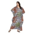 thumbnail image 2 of Caftans Longs pour Femmes Grande Taille Robe Caftan Robe de Soirée Fête Été Plage Robe d'Été Manches Kimono Longues Robes Décontractées en Ligne, 2 of 7