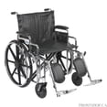thumbnail image 1 of Sentra Extra Heavy Duty Wheelchair, Detachable Desk Arms, Elevating Leg Rests, 22" Seat -, 1 of 1