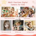 thumbnail image 4 of Cat camera for kids,Upgrade Kids Selfie Camera,HD Digital Video Cameras for Toddler,Mini Rechargeable Toys Camera with 32GB SD Card,Digital Video Cameras for Kids Portable Toy for 3 4 5 6 7 8 Year, 4 of 12
