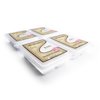 Baby Powder Wax Melts Bulk Pack - 4 Highly Scented Bars - Made With Natural Oils - Fresh & Clean Air Freshener Cubes Collection