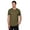 Moss, variant on Avalanche Men's Zipper Pocket Lightweight Soft Heathered Crewneck T-Shirt