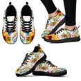 thumbnail image 1 of Zapatos ligeros para exteriores con diseño de grafiti de colores, cómodos y transpirables con estampado de rana de dibujos animados para verano., 1 of 6