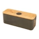 thumbnail image 1 of Panera con tapa de madera, recipiente de gran capacidad para donas, tostadas y postres. tapa de agujero gris, 1 of 9