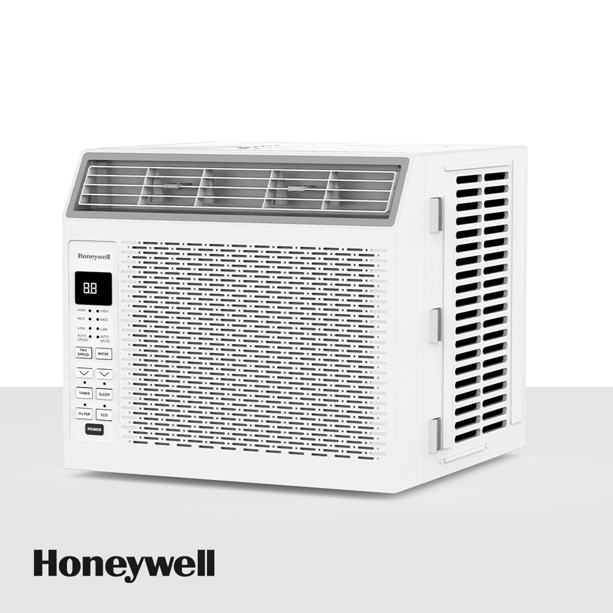 Honeywell 6,000 BTU Digital Window Air Conditioner, Remote, LED Display, 4 Modes, Eco, 250 sq ft Coverage