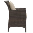 thumbnail image 2 of Modway Conduit Outdoor Patio Wicker Rattan Dining Armchair, Multiple Colors, 2 of 3