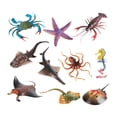 thumbnail image 4 of Paquete de 10 modelos de animales artificiales, figuras de juguete, juego de simulación, animales, modelos de juguetes para regalos de fiesta, adornos, 4 of 8