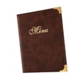 thumbnail image 3 of Terraxo Menus Cover for Service Guide Book Refillable Menu Organizer Price List Book Coffee, 3 of 8