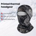 thumbnail image 3 of vnanda Fine Hemming Tailoring Cycling Face Guard Outdoor Cycling Full Face Headgear Windproof Coldproof Moisture-wicking Breathable Winter for Men for Face, 3 of 8