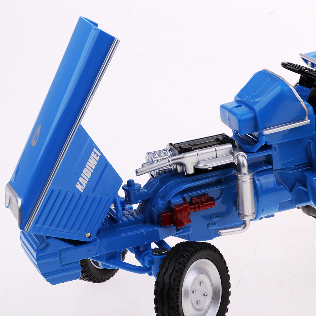 1:18 Blue Alloy Tractor Vehicle Toy for Home Table Decoration toy for kids Gift - image 4 of 6