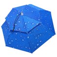 thumbnail image 2 of Tomshine Double Layer Umbrella Hat Women Men Folding Sun Rain with Adjustable Head Band for Fishing Camping Hiking, 2 of 7
