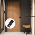 thumbnail image 4 of Cerradura de perno de barril negro, pestillo de perno deslizante de aleación de aluminio, cerradura de pestillo de puerta de 2 pulgadas, cerradura deslizante de seguridad con tornillos, paqu, 4 of 5