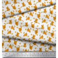 thumbnail image 2 of Soimoi Viscose Chiffon Fabric Wool & Cat Animal Fabric Prints By Yard 42 Inch Wide, 2 of 3