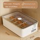 thumbnail image 5 of 2X Caja de Almacenamiento A Prueba de Polvo de Gran Capacidad para Organizador de Ropa Interior y Caja de Almacenamiento una Caja de Quince Celdas con Tapa, 5 of 5