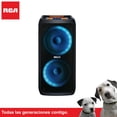 thumbnail image 2 of RCA Bocina Amplificada Portable DBD228BT Bluetooth, 50W RMS, Luces LED y Batería Recargable, 2 of 5