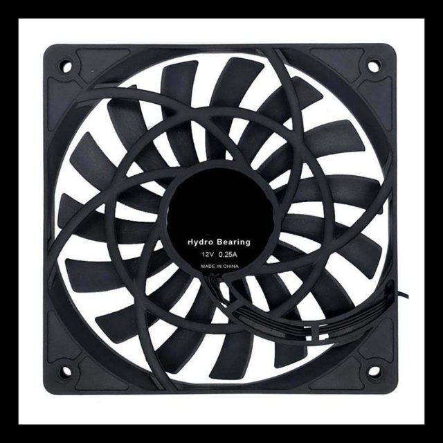 Mute 120Mm 12Cm PWM Ventilador de RefrigeracióN Delgado 12Mm, 120X120X12Mm DC 12V 0.25A 1400RPM Ordenador PC Carcasa Chasis Enfriador Silencioso