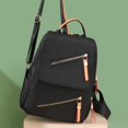 thumbnail image 2 of Mochila de viaje, bolsa de seguridad antirrobo para uso diario, gran capacidad, bolso de hombro para mujer, a prueba de salpicaduras, impermeable, bolso de moda para libros, 2 of 5