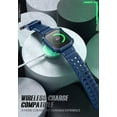 thumbnail image 5 of i-Blason Armorbox Compatible with Apple Watch Band [45mm] for Apple Watch Series 8/7, Rugged TPU Watch Band with 2-Pack Bumper Cases [Built-in Tempered Glass Screen Protector] (DarkBlue, 45mm), 5 of 9