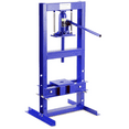 thumbnail image 1 of 12-Ton Hydraulic Shop Press with Press Plates, H-Frame Garage Benchtop Press with Adjustable Working Table, Red, 1 of 9