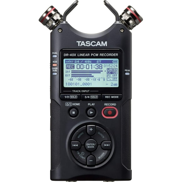 TASCAM TASCAM - USB Équipé d'Une interface audio 4 Canaux Enregistreur Linéaire PCM DR-40X