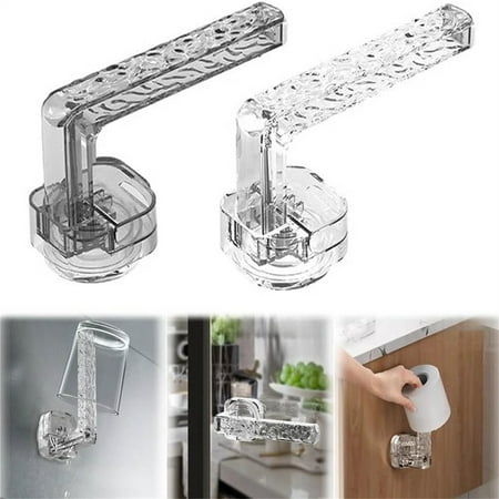 

Prime Transparent Ripple Multifunctional Suction Handle Suction Cup Handles For Shower Adhesive Door Handle Suction Cup Hooks No Punching Transparent Multifunctional Suction Hooks Kitchen Organizers A