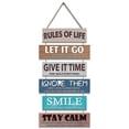 thumbnail image 1 of Inspirational Wall Art Decor for Office, Wooden Rustic Hanging Motivational Wall Art Decoration Sign, Wall Art for Home Living Room Bedroom Bathroom, 1 of 4